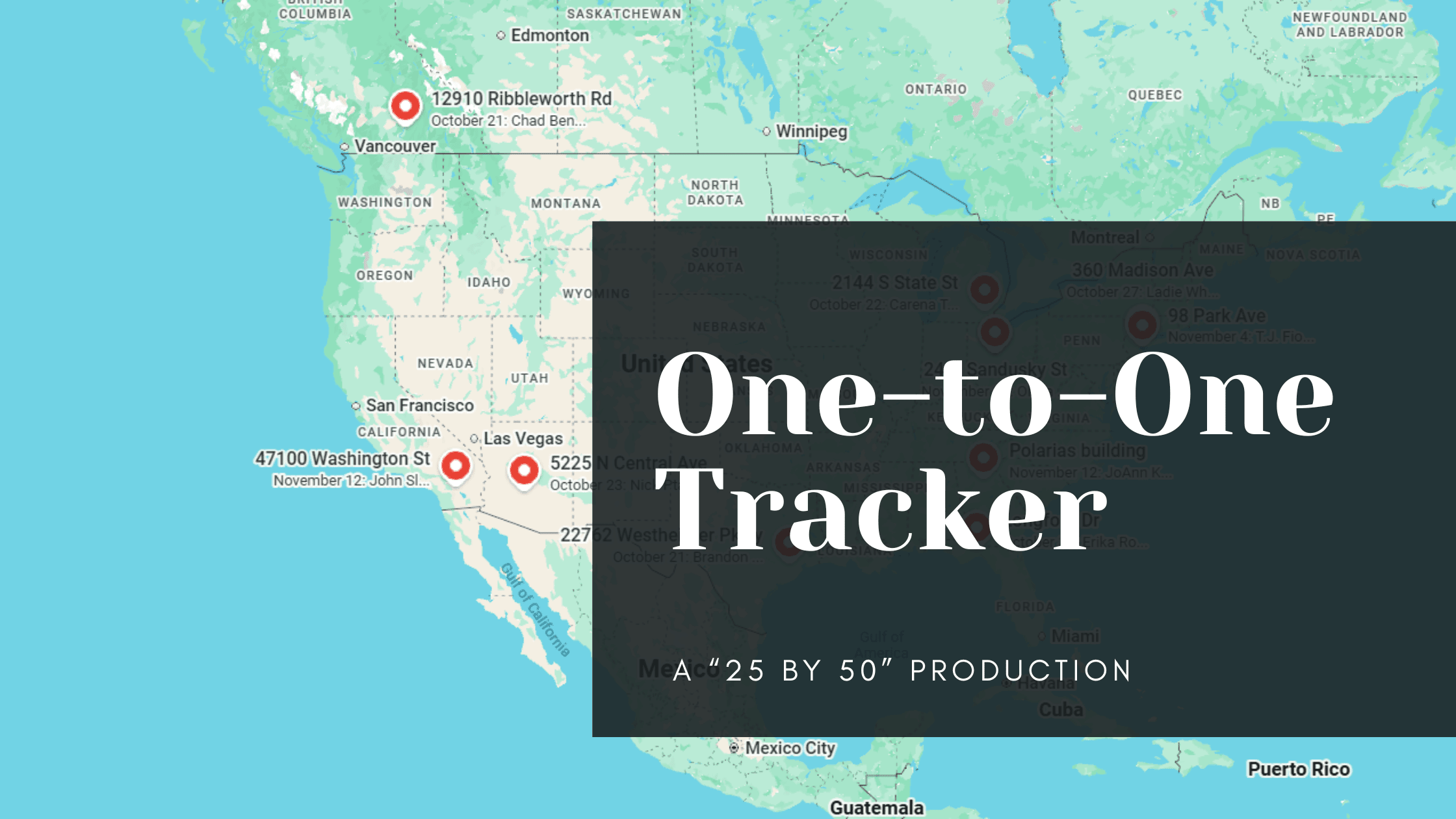 The One-to-One Tracker